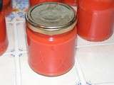 Coulis de tomate du jardin