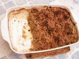 Crumble de courgettes