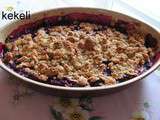 Crumble pommes et fruits rouges