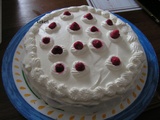 Gâteau aux framboises