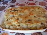 Gratin de topinambours pomme de terre et oeufs