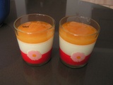 Panna cotta à l'abricot en conserve