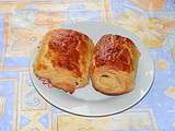 Petits pains feuilletés au chocolat