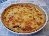 Quiche aux lardons et mozzarella