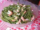 Salade de haricots verts aux crevettes