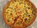 Tarte à la rhubarbe pâte au yaourt