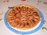 Tarte aux pomme et à la gelée de coing