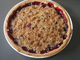 Tarte façon crumble aux prunes