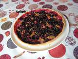 Tarte rhubarbe cassis