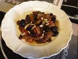 Caponata aux olives, raisins secs et fenouil