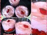 Chantilly de fraises au basilic