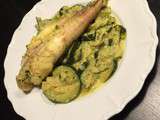 Curry de lotte aux courgettes