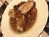 Filet mignon de porc au vin figues miel