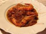 Gambas à la sauce tomate piquante