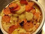 Gratin panais carottes