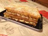 Millefeuille aux pommes caramélisées