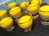 Panna cotta gingembre mangue