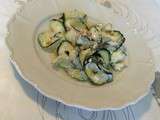 Salade de courgettes citron ricotta