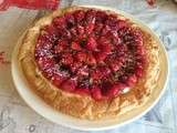 Tarte aux fraises citron basilic