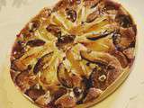 Tarte prunes noisettes