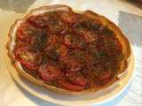 Tarte tomates moutarde