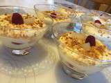 Tiramisu poire framboises