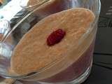 Verrine abricots framboises au philadelphia