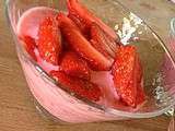 Verrine au fraises