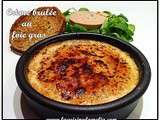 Crème brulée de foie gras au gingembre