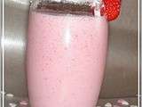 Milkshake à la fraise