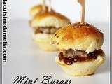 Mini burger Foie gras et confiture de figues