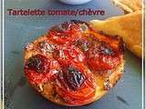 Tartelette chèvre/tomates cerises