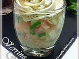 Verrine saumon et concombre