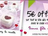 5 euros offert sur le site gourmandises Guy Demarle