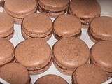 Macarons chocolat au lait  Ronde Inter Blog édition 28 