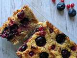 Cake Polenta et Fruits des Bois à la Vanille