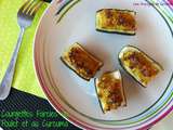 Courgettes Farcies au Poulet au Curcuma