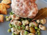 Crepinette de Porc aux Légumes de Printemps