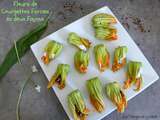 Fleurs de Courgettes Farcies en deux Façons