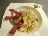 Risotto aux Petis Pois, Chips de Coppa