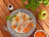 Rouleaux de Printemps Sucré Salé aux Crevettes Panées