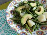 Salade de Légumes Verts, Vinaigrette au Citron