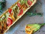 Tarte aux Fleurs de Courgette