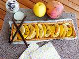 Tarte Pomme et Mangue, Parfumée au Rhum et à la Vanille Bleue