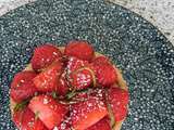 Tartelettes aux Fraises et à la Crème d'Amande au Citron Vert