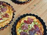 Tartelettes Petits Pois et Jambon Ibérique