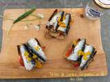 Tartine de Sardine, Gingembre et Ail des Ours