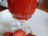 Coulis de fraises maison