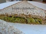 Croque courgettes ail et fines herbes