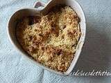 Crumble de pêches du jardin